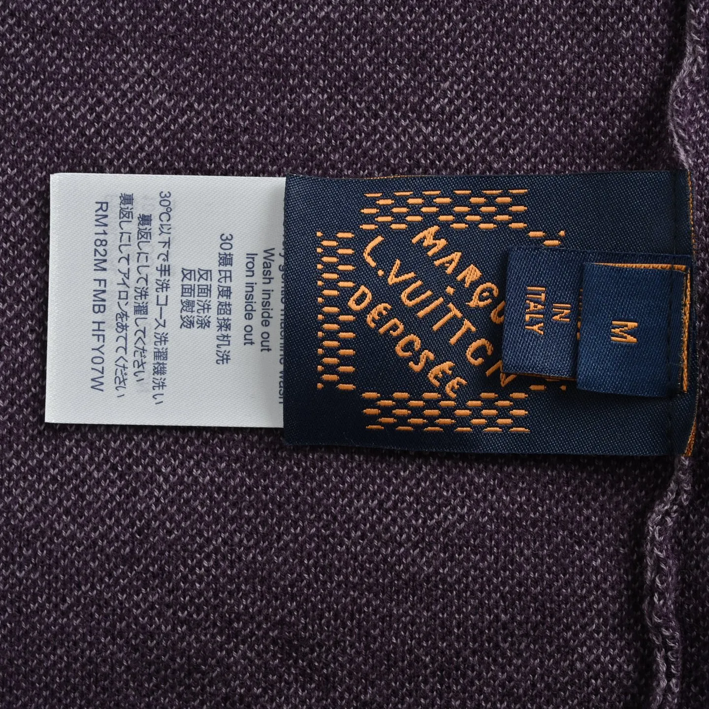 Louis Vuitton/Louis Vuitton 26ss presbyopic gradient jacquard knitted short sleeves